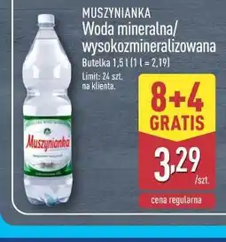 ALDI Muszynianka Woda mineralna/wysokozmineralizowana oferta