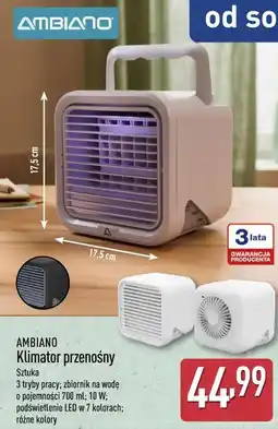 ALDI Ambiano Klimator przenośny oferta