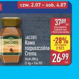 ALDI Jacobs Kawa rozpuszczalna Crema oferta