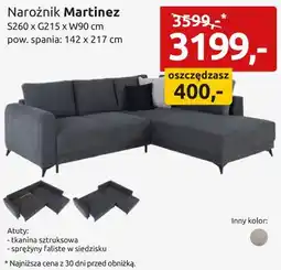 Black Red White Narożnik Martinez oferta