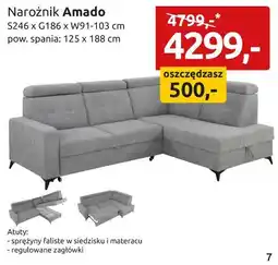 Black Red White Narożnik Amado oferta