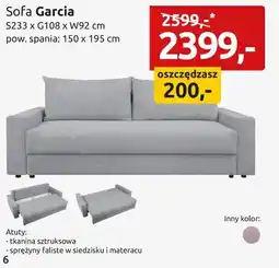 Black Red White Sofa Garcia oferta