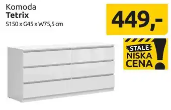 Black Red White Komoda Tetrix oferta