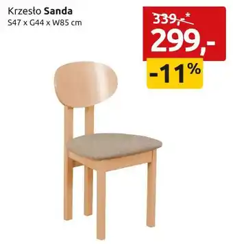 Black Red White Krzesło Sanda oferta