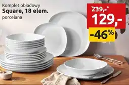 Black Red White Komplet obiadowy Square, 18 elem oferta