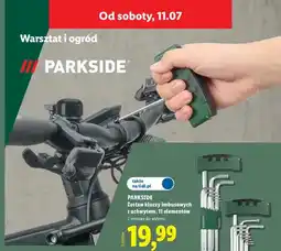 Lidl Zestaw kluczy imbusowych z uchwytem Parkside oferta