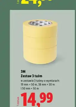 Lidl Zestaw 3 taśm 3 m oferta