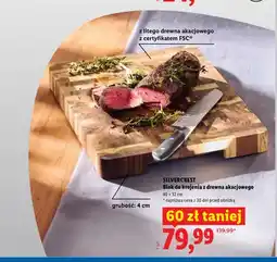 Lidl Blok do krojenia z drewna akacjowego Silvercrest oferta