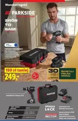 Lidl Akumulatorowa wiertarkowkrętarka Parkside Performance oferta