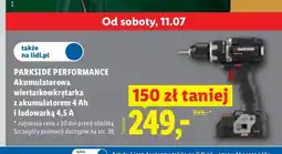 Lidl Akumulatorowa wiertarkowkrętarka Parkside Performance oferta