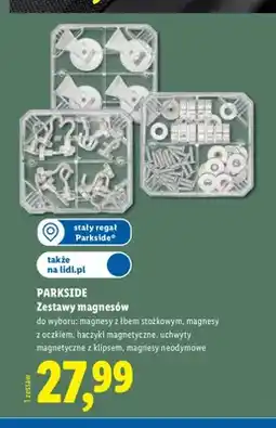 Lidl Zestaw magnesów z łbem stożkowym Parkside oferta