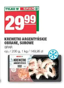 Spar Krewetki argentyńskie obrane surowe Spar oferta