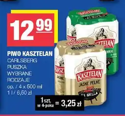 Spar Piwo Kasztelan Jasne Pełne 4-pak oferta