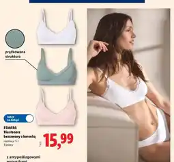Lidl Biustonosz bezszwowy z koronką Esmara oferta