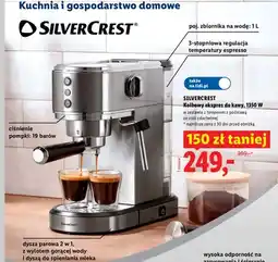 Lidl Kolbowy ekspres do kawy SILVERCREST oferta