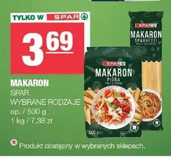 Spar Makaron spaghetti SPAR oferta