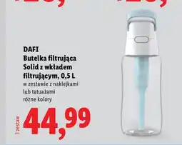 Lidl Butelka filtrująca Solid z wkładem filtrującym DAFI oferta