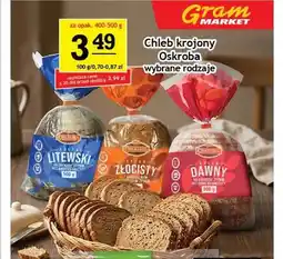 Gram Market Chleb Złocisty krojony Oskroba oferta