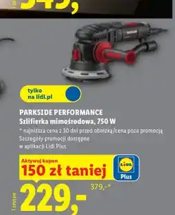 Lidl Szlifierka mimośrodowa Parkside Performance oferta