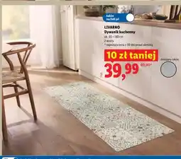 Lidl Dywanik kuchenny Livarno 65x180 cm oferta
