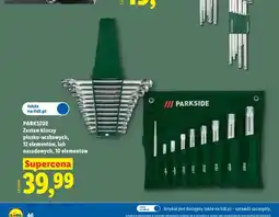 Lidl Zestaw kluczy płasko-oczkowych Parkside oferta
