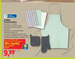 Lidl Fartuch kuchenny LIVARNO oferta
