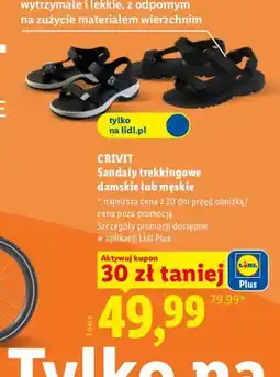 Lidl Sandały trekkingowe damskie CRIVIT oferta