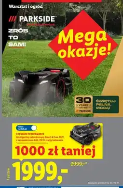 Lidl Inteligentny robot koszący Parkside Performance Smart & Free oferta