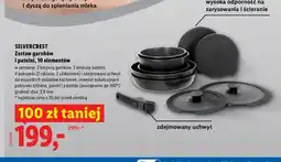 Lidl Zestaw garnków i patelni SILVERCREST oferta