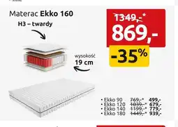 Black Red White Materac Ekko 180 oferta