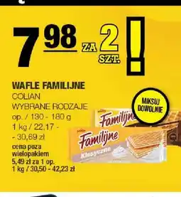 Spar Wafle Familijne klasyczne Colian oferta