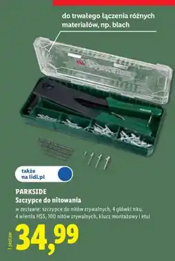 Lidl Szczypce do nitowania Parkside oferta