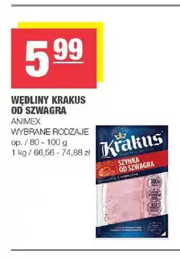 Spar Szynka wieprzowa Od Szwagra Krakus oferta