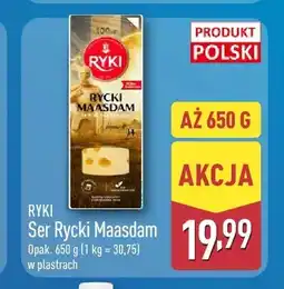 ALDI Ser Rycki Maasdam w plastrach Ryki oferta