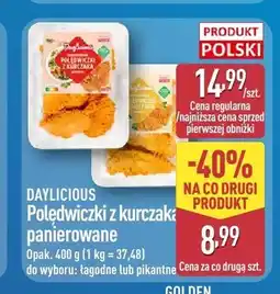 ALDI Polędwiczki z kurczaka panierowane łagodne Daylicious oferta