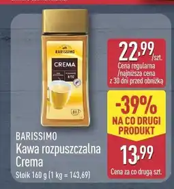 ALDI Kawa rozpuszczalna Barissimo Crema oferta