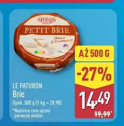 ALDI Ser Petit Brie Le Paturon oferta