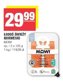 Spar Łosoś świeży norweski Mowi 2-pak oferta