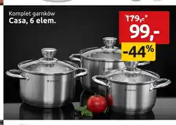 Black Red White Komplet garnków Casa Ambition 6-elementowy oferta