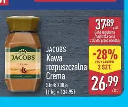 ALDI Kawa rozpuszczalna Crema Jacobs oferta