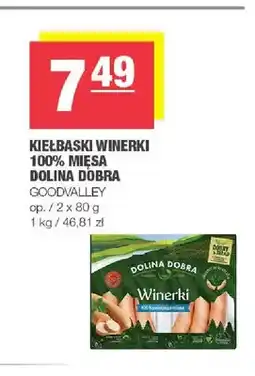 Spar Kiełbaski Winerki 100% mięsa Dolina Dobra 2-pak oferta