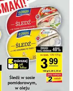 Gram Market Śledź w sosie pomidorowym Łosoś Ustka oferta