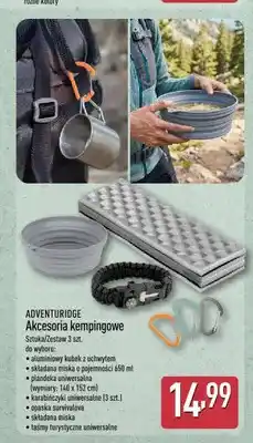 ALDI Akcesoria kempingowe ADVENTURIDGE składana miska oferta