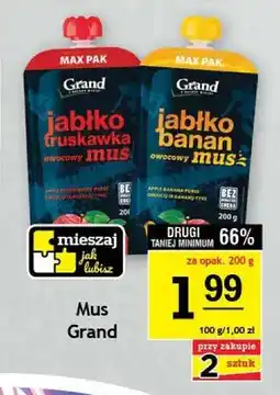 Gram Market Mus jabłko truskawka Grand oferta