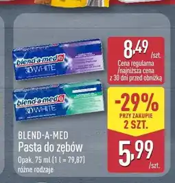 ALDI Pasta do zębów Blend-a-med 3D White oferta