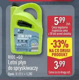 ALDI Letni płyn do spryskiwaczy Ride +Go oferta