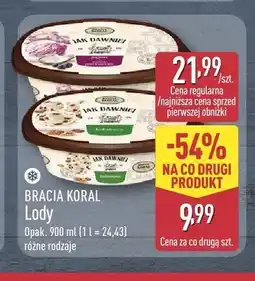 ALDI Lody bakaliowe Bracia Koral Jak Dawniej oferta