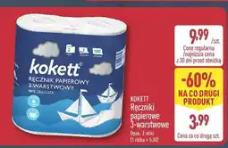 ALDI Ręcznik papierowy Kokett 3-warstwowy oferta