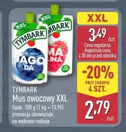 ALDI Mus owocowy Tymbark Jagoda XXL oferta