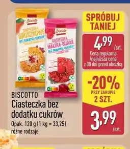 ALDI Ciasteczka bez dodatku cukru gruszkowe Biscotto oferta